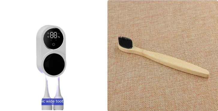 Portable UV Toothbrush Sanitizer & Holder | Toothpaste Accessories